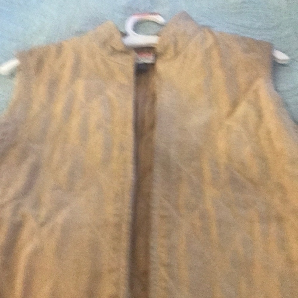 Ann Taylor leather vest